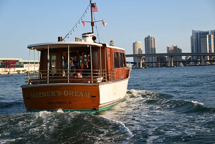 Miami: Miami Skyline Vintage Yacht Cruise, - Celebrity Homes: Glamour Without the Gimmicks