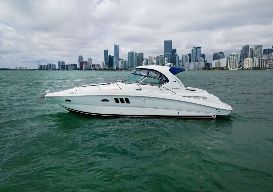 Miami: Private Yacht Cruise with Champagne - Downtown Miami from the water: skyline photos plus skyline bragging rights