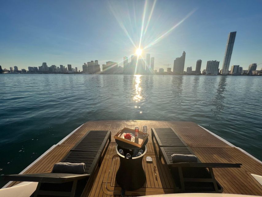 Miami Yacht Rental with Jetski, paddleboards, Inflatables - Price and Logistics: $1,500 Per Group Up to 13