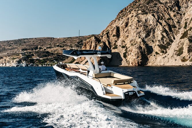❖ Milos: Small Group Yacht Tour—Kleftiko Sarakiniko Poliegos - Quick highlights you’ll feel on day one
