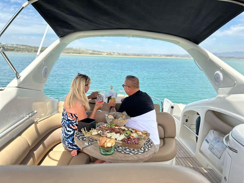 Morning/Afternoon Luxury Yacht Cruise with Drinks and Snacks - Getting Aboard Pocahontas at Marina de Lagos