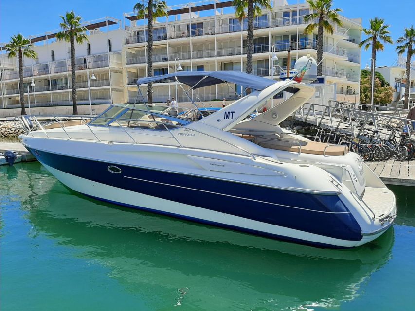 Morning/Afternoon Luxury Yacht Cruise with Drinks and Snacks - Alvor and Praia do Vau: Where the Coast Turns Into Swim-Time