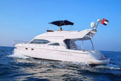 MY Cruises for Luxury Yacht Rental - Your cruise loop: Marina Walk, JBR, and Dubai Eye views