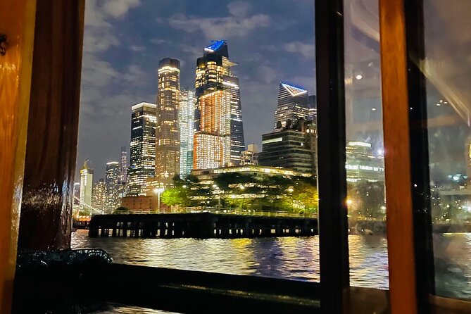 New York City Bright Lights Skyline Cruise on Yacht - Statue of Liberty at night: up-close viewing and photo reality