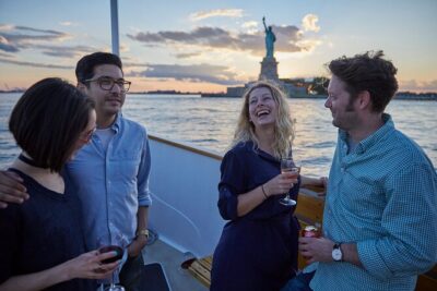 New York City Sunset Cocktail Cruise on Small Yacht - Where You Board at Chelsea Piers (And What That Means)