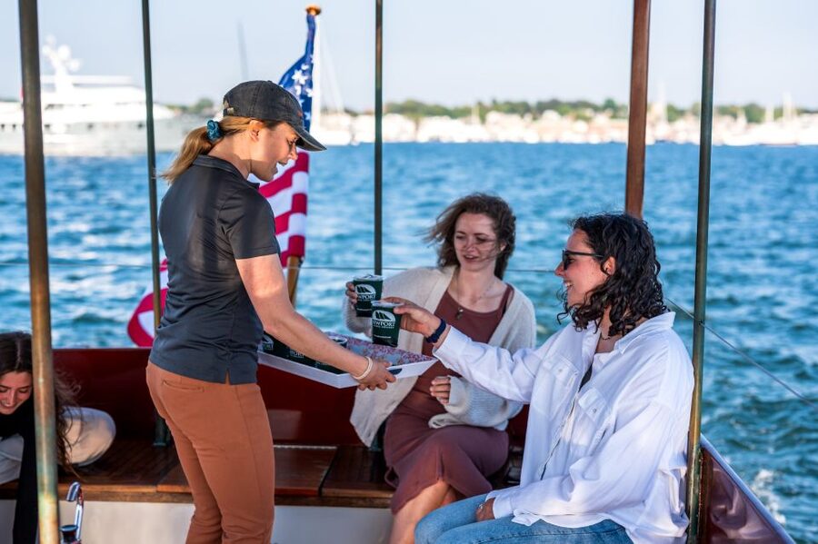 Newport: Yacht Sightseeing Cruise - Mansions, speakeasies, and Castle Hill Lighthouse from the water