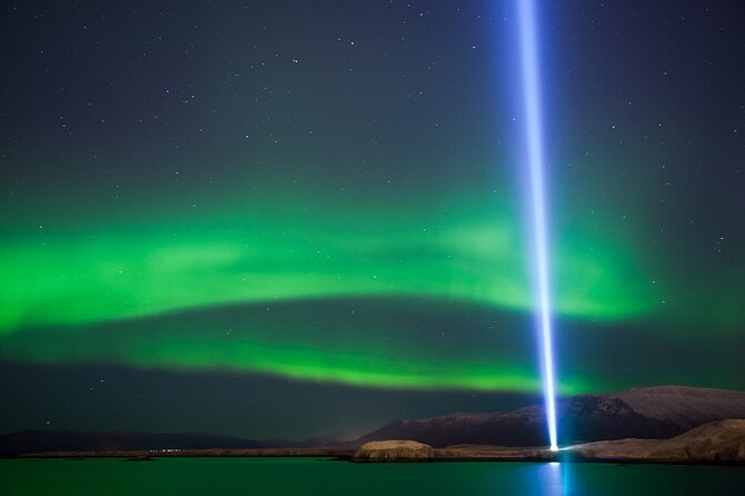 Northern Lights Yacht Cruise - Viðey Island and the Imagine Peace Tower viewpoint