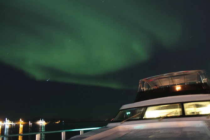 Northern Lights Yacht Cruise - On-board comfort: blankets, café/bar, Wi‑Fi, and bathrooms