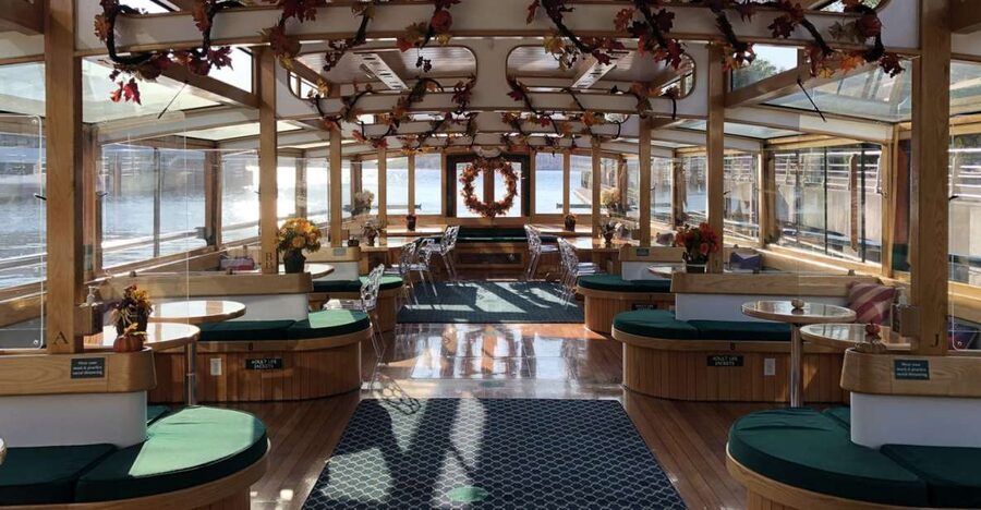 NYC: Grand Palisades Fall Foliage Yacht Tour - The route on the Hudson: Upper Manhattan to the George Washington Bridge