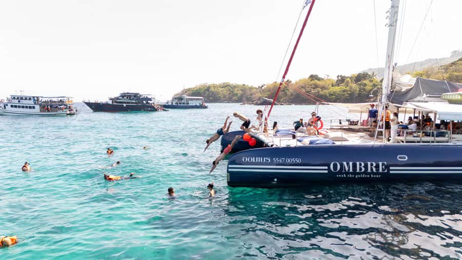 Phuket: Racha & Coral Island Day Trip by OMBRE Yacht - Racha Island: The Longer Water Block That Lets You Settle In