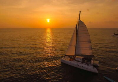 Phuket Sunset Dinner Sailing Yacht Catamaran - Kahung Beach (Coral Island): the easiest place to enjoy Phuket water time