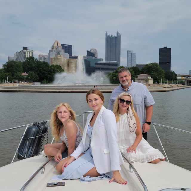 Pittsburgh: Private Yacht River Cruise with Captain and BYOB - Captains With Real Pittsburgh Stories (Including Bob, Ed, and Andy)
