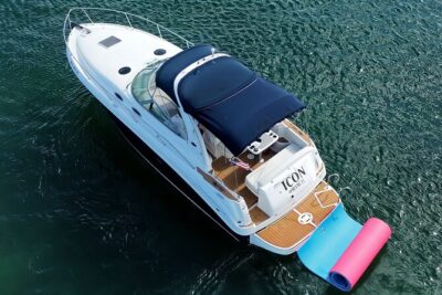 Private 4 Hours Sea Ray 34 Foot Yacht Rental in Miami - Onboard perks that matter: cooler + sound system