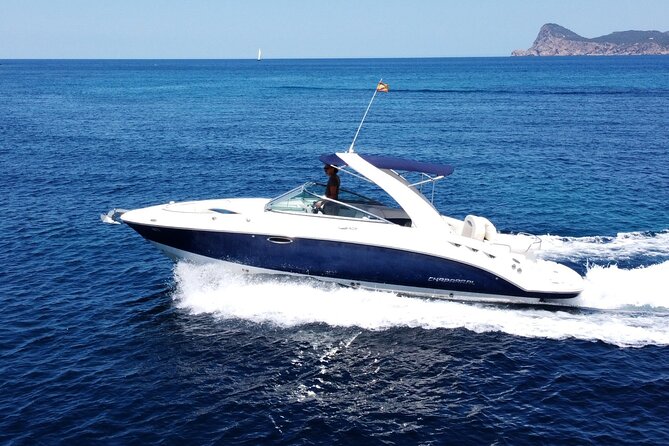 Private Charter 30ft Sports Yacht - The route: two Ibiza coves with very different vibes