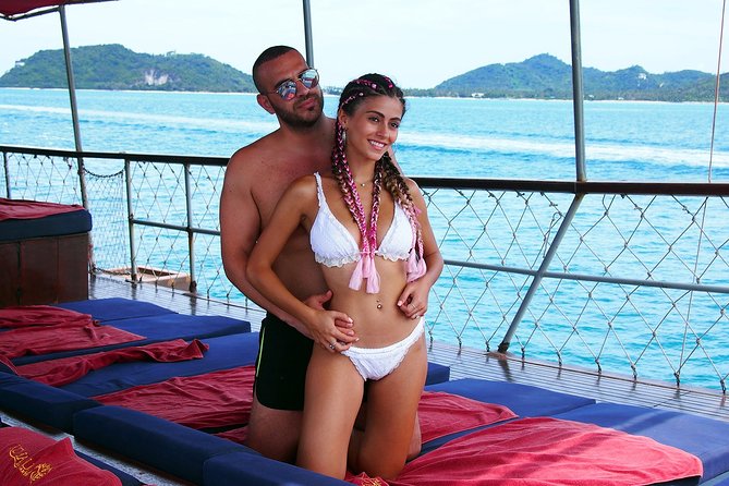 Private Full-Day Red Dragon Yacht for Snorkeling Koh Tan & Visit Pink Dolphin - Koh Tan snorkeling: colorful reef, plus real downtime built in