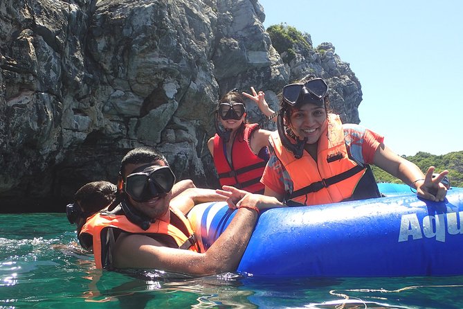 Private Full-Day Red Dragon Yacht to Angthong National Marine Park - Ko Wao Yai snorkeling: top reef time on the best side of the park