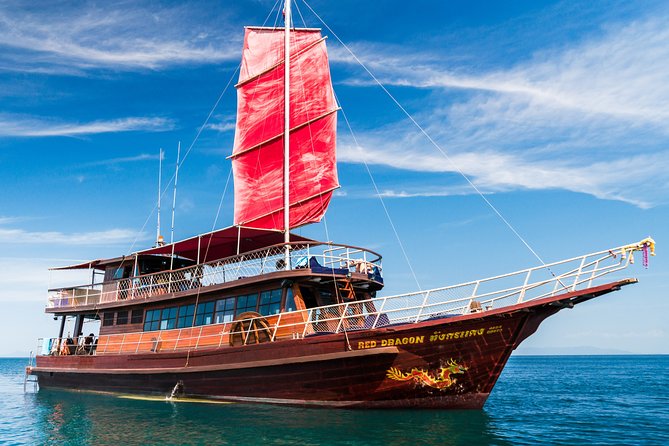 Private Full-Day Red Dragon Yacht to Angthong National Marine Park - Ko Mae Ko and the Blue Lagoon: viewpoint or beach time