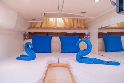 Private Gobbi Yacht Charter in Barcelona - The Gobbi yacht setup: more space than you expect