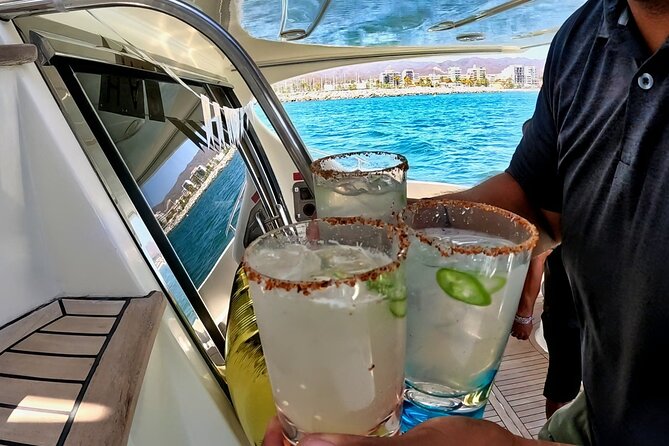 Private Luxury Yacht Chica 55' VIP All Inclusive + Jet Ski - Los Arcos National Park: Caves, Arches, and Snorkel Time South of PV