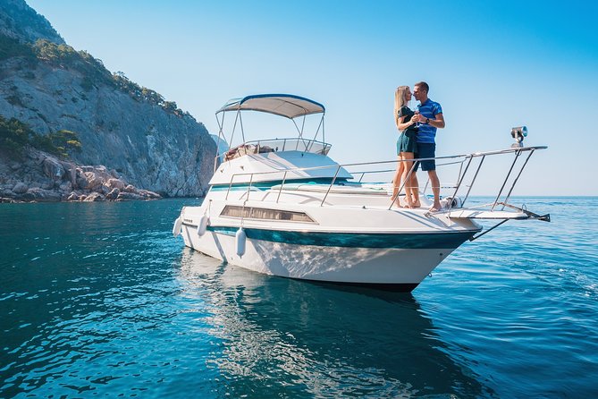 Private Luxury Yacht Tour From Alanya - Cruising past Red Tower, Old Shipyard, and Castle views