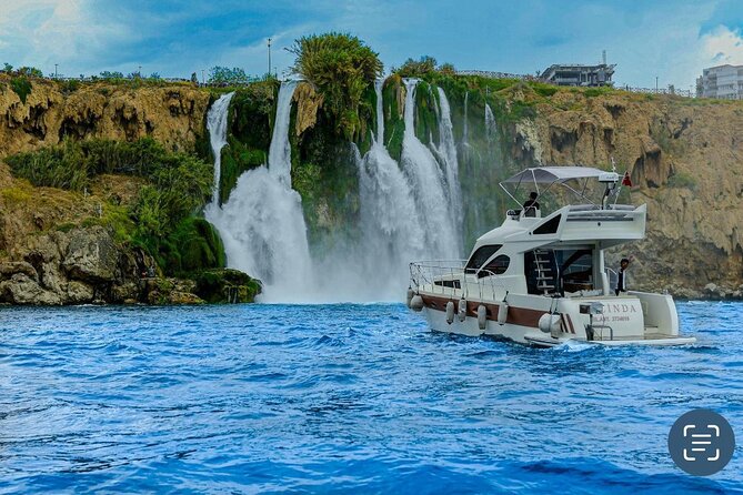 Private Luxury Yacht Tour in Antalya – Exclusive Experience - Stop 1: Lower Düden Waterfalls and the 40-meter drop into the sea