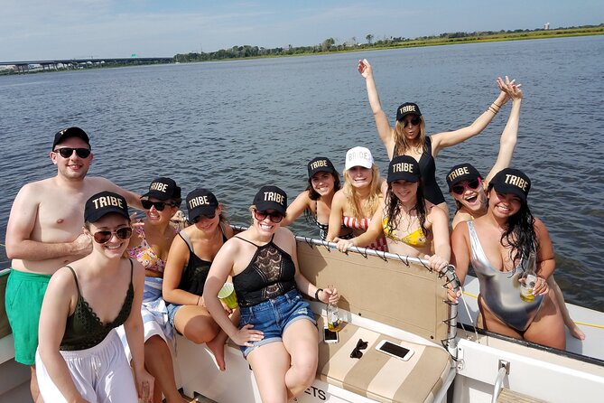 Private Sunset Harbor Tour 20 passenger party Yacht Kismet - The crew makes the night: Scott, Hailey, Quent, Monique, Quinn, Sam