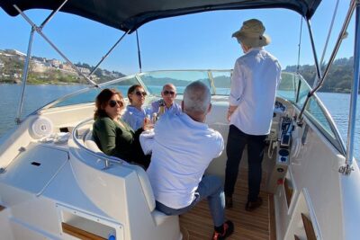 Private tasting in the Douro (1 to 7 people) on a yacht for yourself - Infante D. Henrique Bridge: dramatic views with a quick rhythm