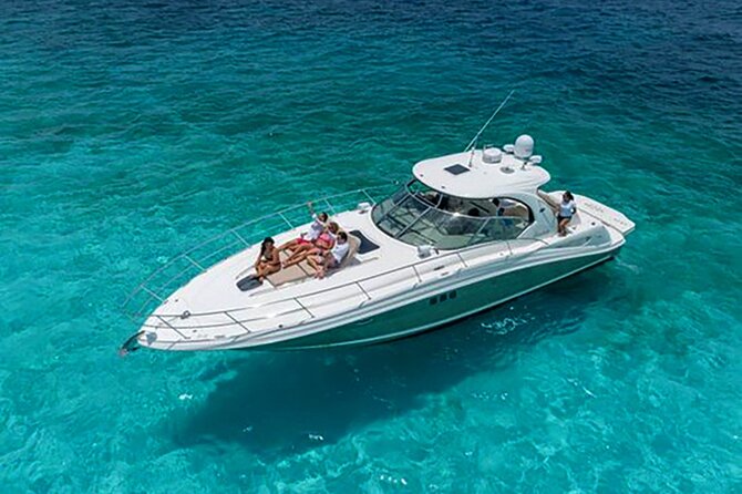 Private Tour of Cancun to Isla Mujeres by 45-foot Yacht. - The Open-Sea Cruising: Views of Hotels and Coastline