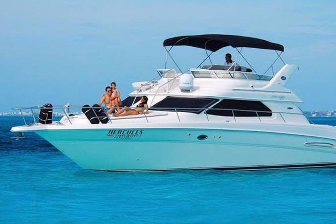 Private Yacht - 46 ft SeaRay Cancun Bay Snorkel 23P4 - The schedule decision: 2 hours vs 4 vs 6