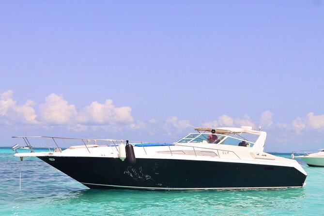 Private Yacht 46ft Sea Ray Snorkel up to 15 pax 23P2 - Boarding at Calle Sunset Marina: where the trip begins