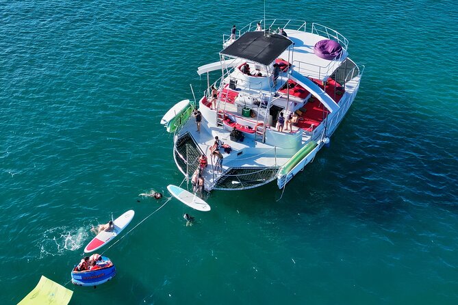Private Yacht Charter on ChicaFun 1 Waterslides all inclusive - The Coastal Cruise and Bay of Banderas Scenery