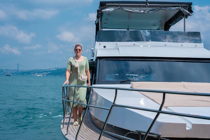 Private Yacht Cruise on The Bosphorus in Istanbul - Ortaköy and the Bosphorus Bridge: the busy crossing you can feel