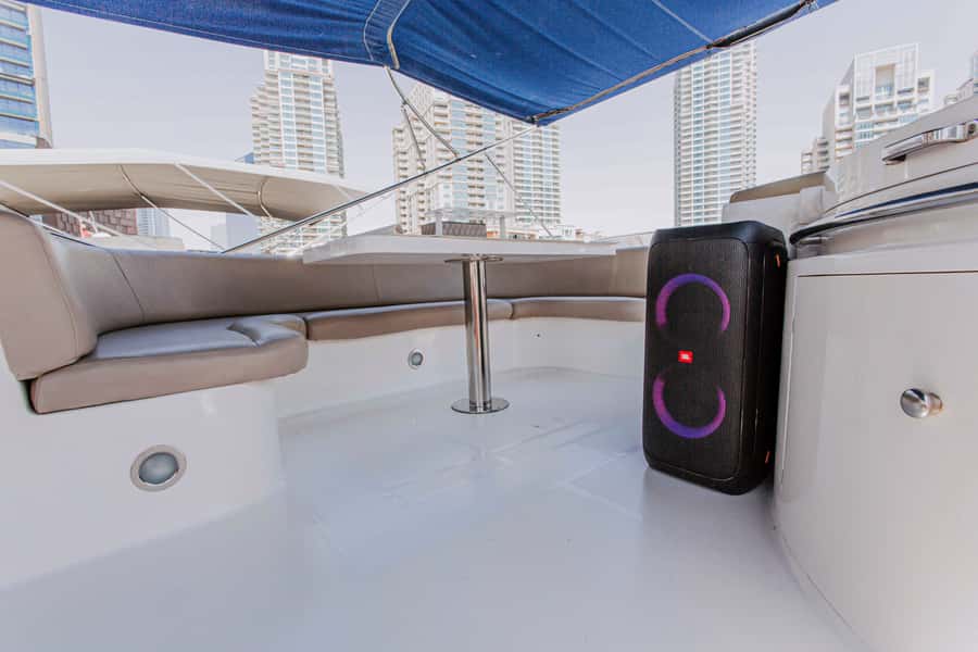 Private Yacht Dubai: 56ft - Drinks, food, and optional water activities