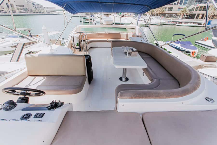Private Yacht Dubai: 56ft - Bluewaters and Ain Dubai: the skyline’s photo stop stretch