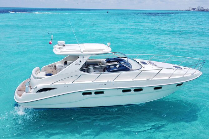 Private Yacht Rental in Cancun - Playa Norte moments: where the calm swim happens