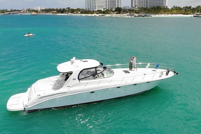 Private Yacht SEARAY SUNDANCER 60ft up to 20 pax 23P1 - Your route: Cancun Bay for 2 hours, Isla Mujeres for 4 or 6