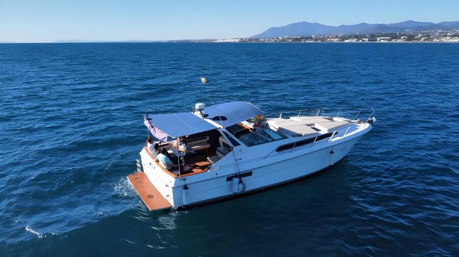 PUERTO BANUS: YACHT RENTAL FOR GROUP 2H - Marbella from the water: swimming, marine life viewing, and sailing time