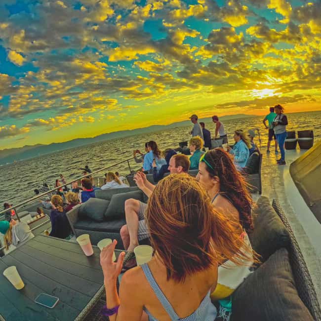 Puerto Vallarta: Mega Yacht Whale Watching Sunset Cruise - Sunset in Puerto Vallarta: the part you’ll remember even if you blink
