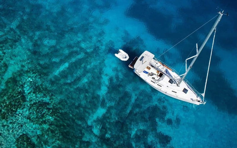 Rhodes: Sailing Yacht Cruise with Food & Drinks (SmallGroup) - Ladiko Bay Lunch and Drinks: Where the Day Turns Relaxed