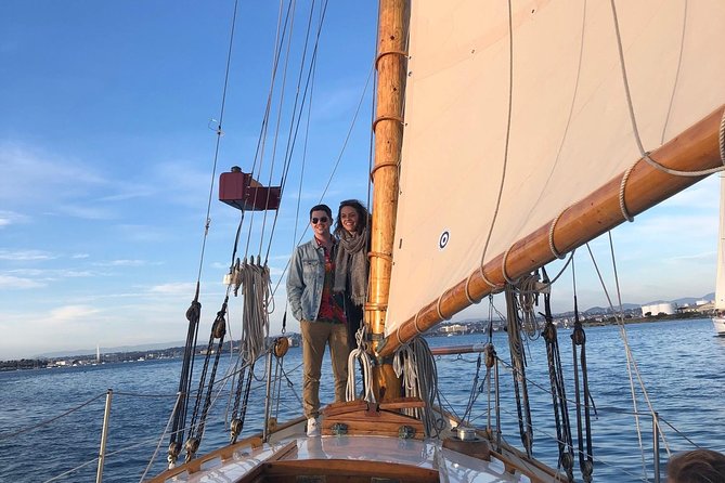 San Diego Bay Sail Aboard a Vintage Yacht Beer and Wine Included - The 1904-style sailing experience: wooden mast, gaff rigging, and hands-on options