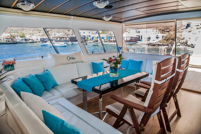 Santorini: Motor Yacht Private Cruise with 5-Course Meal - Pricing and what $1,840 actually covers