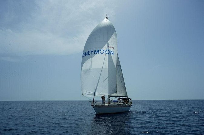 Santorini Oia: Private Sailing Yacht Cruise with Meal and Drinks - Drinks included all day: local dry white wine, beer, soft drinks, and water