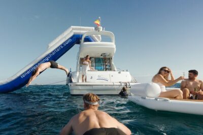 Shared Luxury Yacht Cruise with Champagne and Tapas - Playa del Duque time: swimming spots plus sea scooters and snorkeling