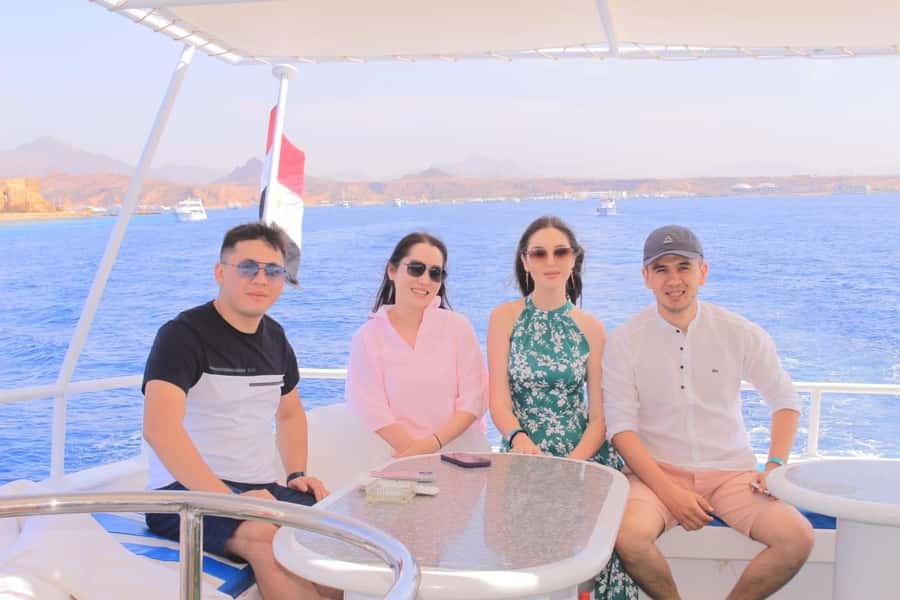 Sharm: Luxury Private Yacht with optional Lunch & Drinks - The snorkeling plan: two reef stops with a guide