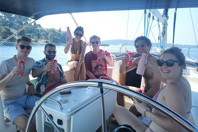 Split: PRIVATE Full-Day Sail Yacht Cruise - Per group (up to 12)! - Milna on Brac: boat-only access and a swim-first mindset