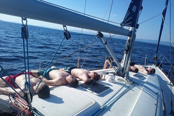 Split: PRIVATE Full-Day Sail Yacht Cruise - Per group (up to 12)! - Deck time, music time, and the “we planned our own day” effect