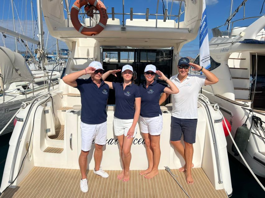 Tenerife: Whales and Snorkeling Tour on a Luxury Yacht - The first leg: Las Galletas refreshers and a quick safety groove