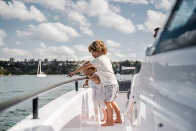 The Fastest Private Motor Yacht in Santorini - All Inclusive Tour - Red Beach and White Beach: the Caldera color show you can swim beside