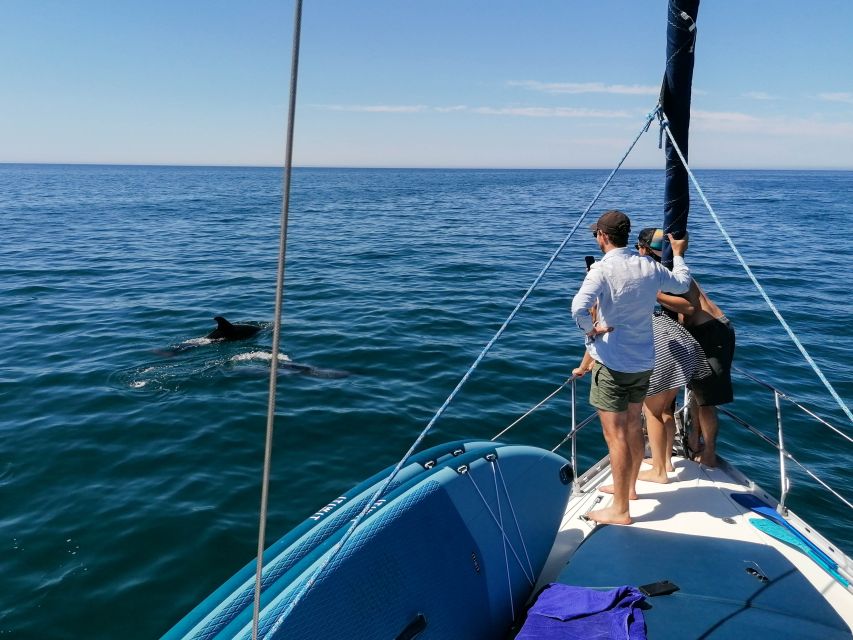 Vilamoura: Coastal Cruise on a Luxury Sailing Yacht - Falésia Beach’s clay formations: the photo moment that makes it worth the ticket