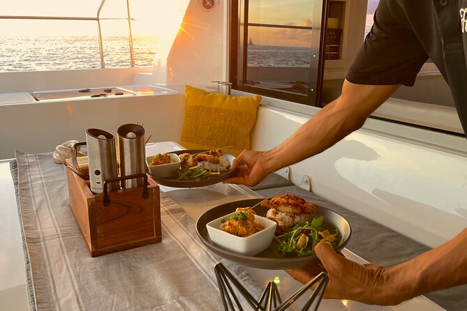 Waikiki's Premier Small Group Sunset Yacht + Tasting - Six-Guest Waikiki Sunsets Feel Calm in a Way Big Tours Don’t